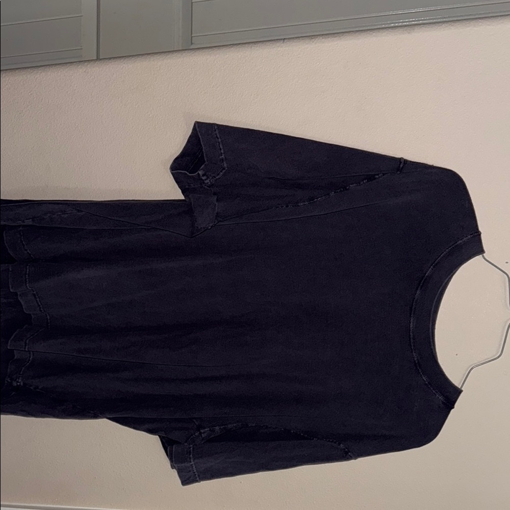 Dark purple Short Sleeve Top